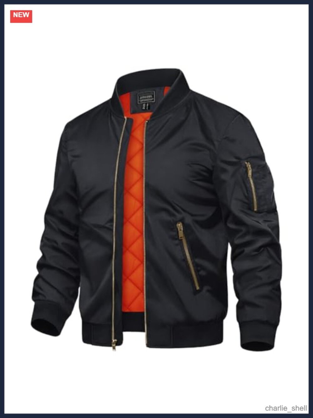 Men's TACVASEN Windbreaker Bomber Jacket Padded Warm Winter Coat